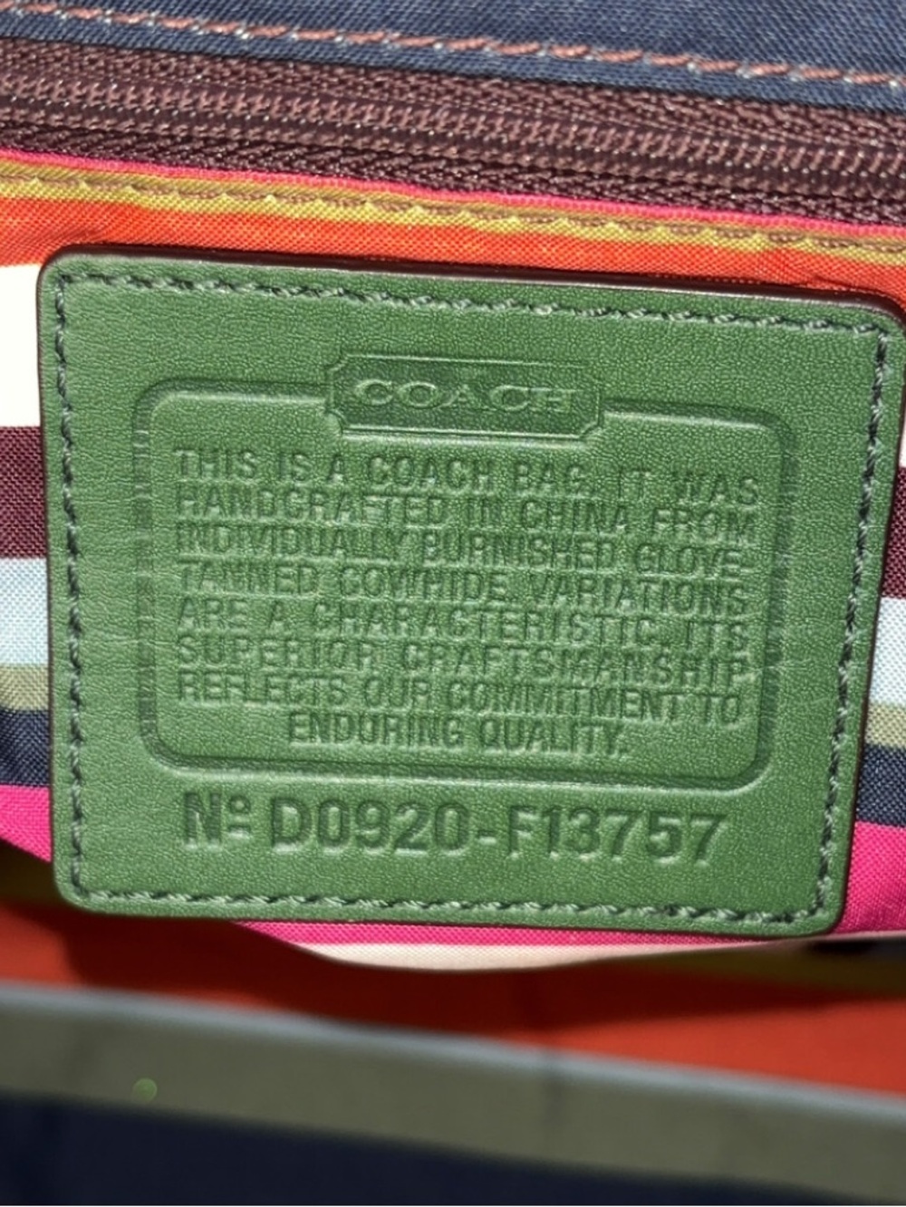 Coach 2009 Legacy Lily tote EUC - Picture 15 of 16
